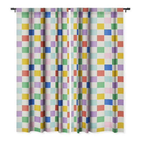 Emanuela Carratoni Checkered Rainbow Blackout Non Repeat