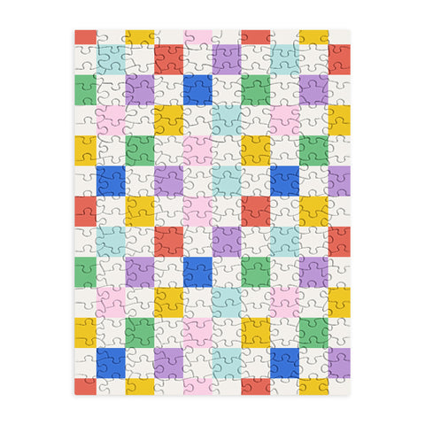 Emanuela Carratoni Checkered Rainbow Puzzle
