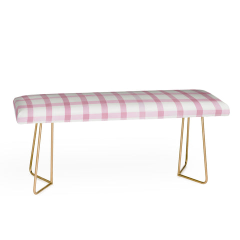 Emanuela Carratoni Checkered Watercolor Bench