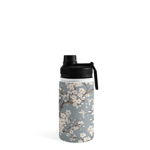 Emanuela Carratoni Cherry Blossom Flowers Water Bottle