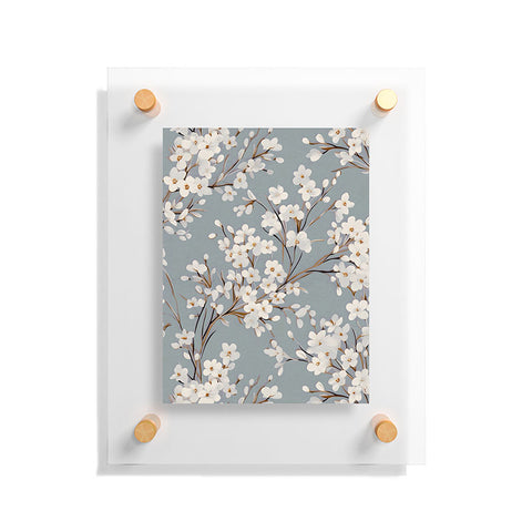 Emanuela Carratoni Cherry Blossom Flowers Floating Acrylic Print