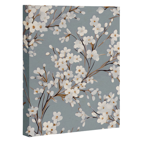 Emanuela Carratoni Cherry Blossom Flowers Art Canvas