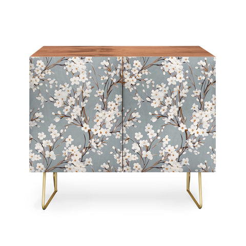 Emanuela Carratoni Cherry Blossom Flowers Credenza