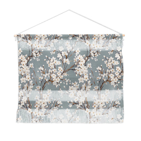 Emanuela Carratoni Cherry Blossom Flowers Wall Hanging Landscape