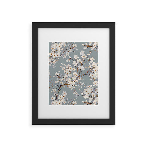 Emanuela Carratoni Cherry Blossom Flowers Framed Art Print