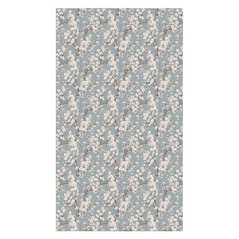 Emanuela Carratoni Cherry Blossom Flowers Tablecloth