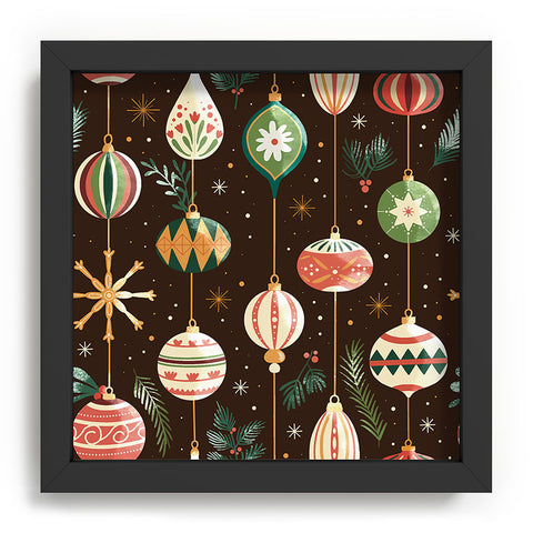 Emanuela Carratoni Christmas Decorations Recessed Framing Square