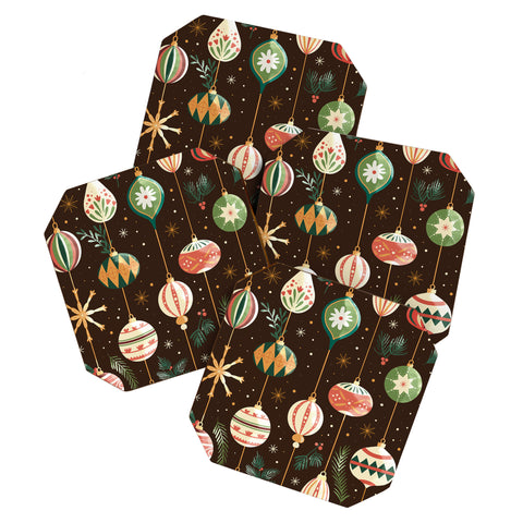 Emanuela Carratoni Christmas Decorations Coaster Set