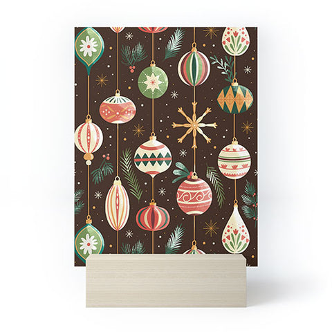 Emanuela Carratoni Christmas Decorations Mini Art Print