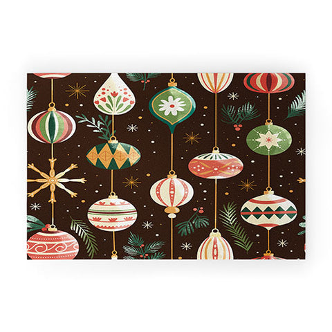 Emanuela Carratoni Christmas Decorations Welcome Mat