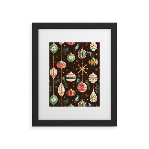 Emanuela Carratoni Christmas Decorations Framed Art Print