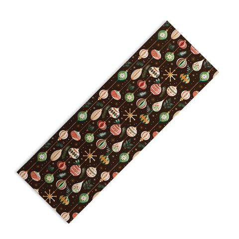 Emanuela Carratoni Christmas Decorations Yoga Mat