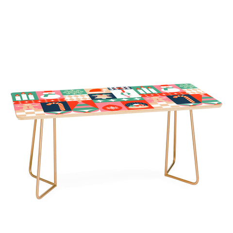 Emanuela Carratoni Christmas Patchwork Coffee Table