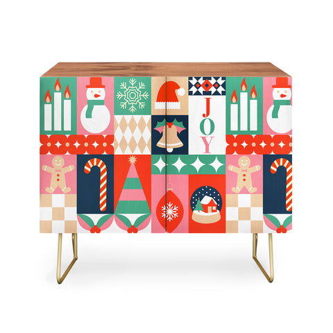 Emanuela Carratoni Christmas Patchwork Credenza