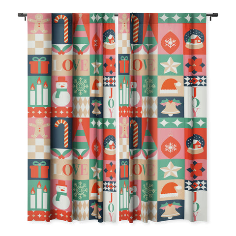 Emanuela Carratoni Christmas Patchwork Blackout Non Repeat