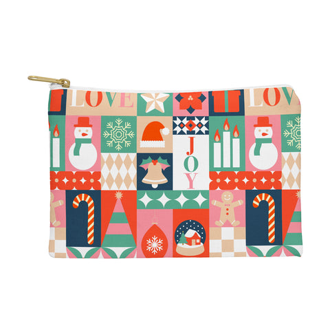 Emanuela Carratoni Christmas Patchwork Pouch