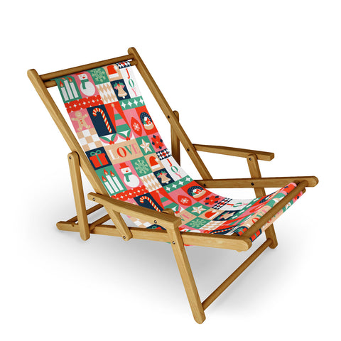 Emanuela Carratoni Christmas Patchwork Sling Chair