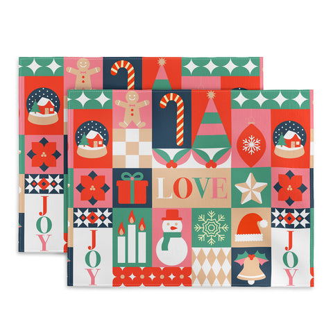 Emanuela Carratoni Christmas Patchwork Placemat