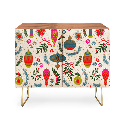 Emanuela Carratoni Christmas Vintage Decorations Credenza