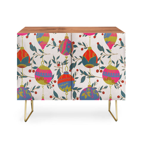Emanuela Carratoni Christmas Vintage Ornaments 2 Credenza