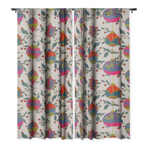 Emanuela Carratoni Christmas Vintage Ornaments 2 Blackout Non Repeat