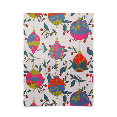 Emanuela Carratoni Christmas Vintage Ornaments 2 Poster