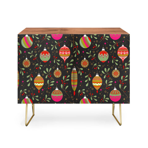 Emanuela Carratoni Christmas Vintage Ornaments Credenza
