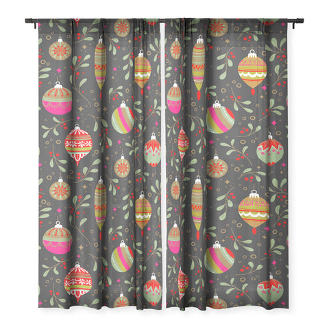 Emanuela Carratoni Christmas Vintage Ornaments Sheer Non Repeat