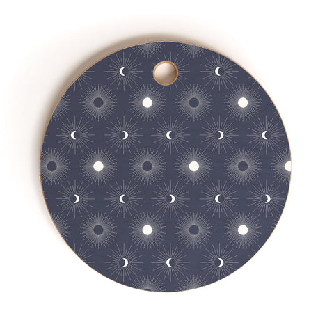 Emanuela Carratoni Classic Blue Sky Cutting Board Round