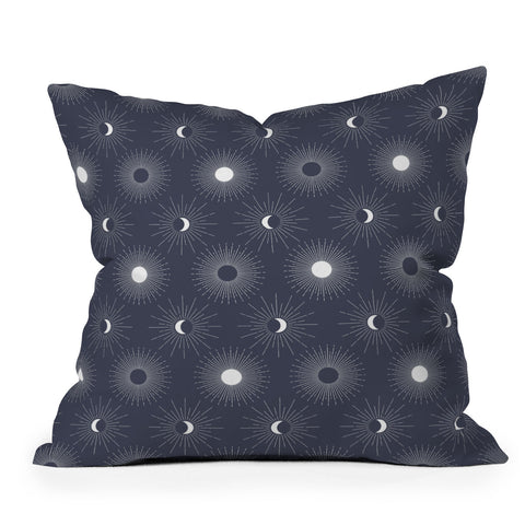 Emanuela Carratoni Classic Blue Sky Outdoor Throw Pillow