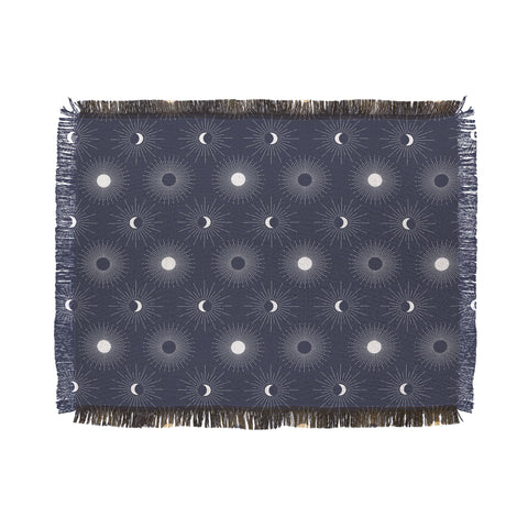 Emanuela Carratoni Classic Blue Sky Throw Blanket