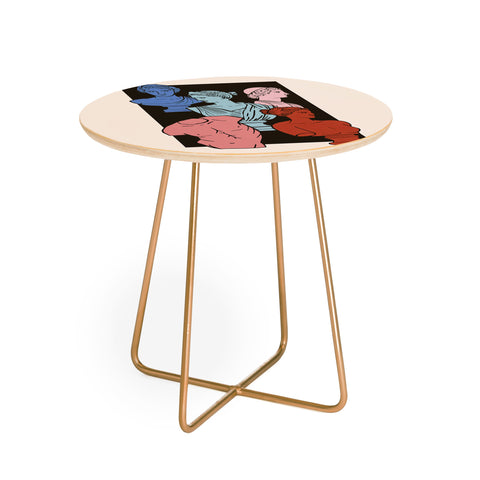 Emanuela Carratoni Classic Busts Round Side Table