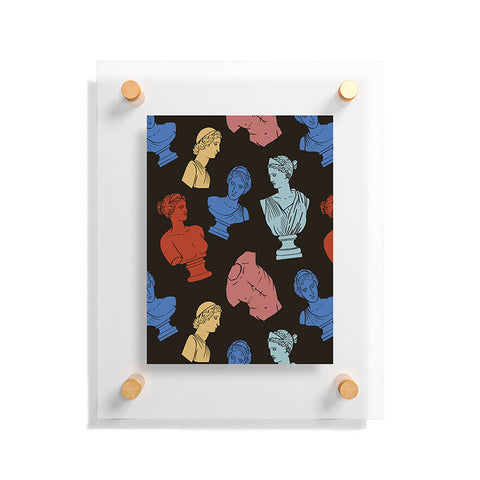 Emanuela Carratoni Classic Busts Theme Floating Acrylic Print