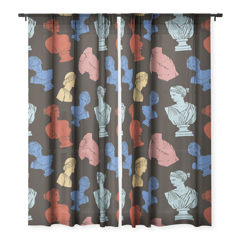 Emanuela Carratoni Classic Busts Theme Sheer Non Repeat