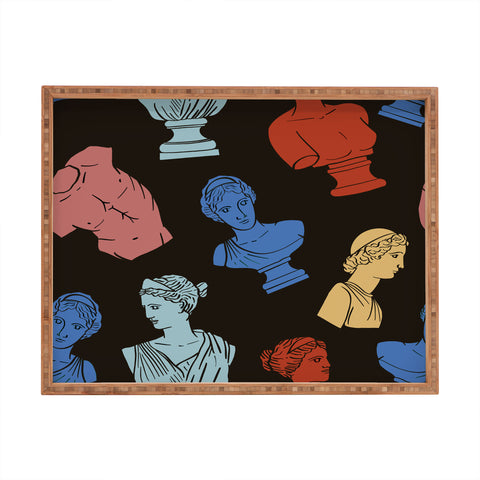 Emanuela Carratoni Classic Busts Theme Rectangular Tray