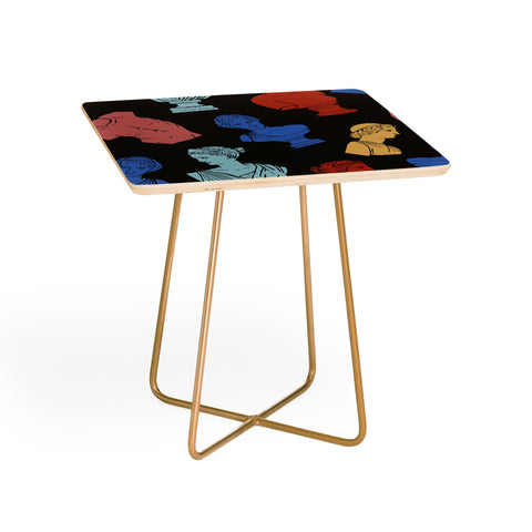 Emanuela Carratoni Classic Busts Theme Side Table