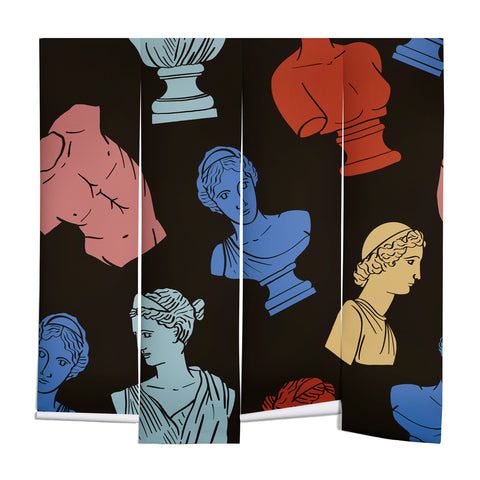 Emanuela Carratoni Classic Busts Theme Wall Mural