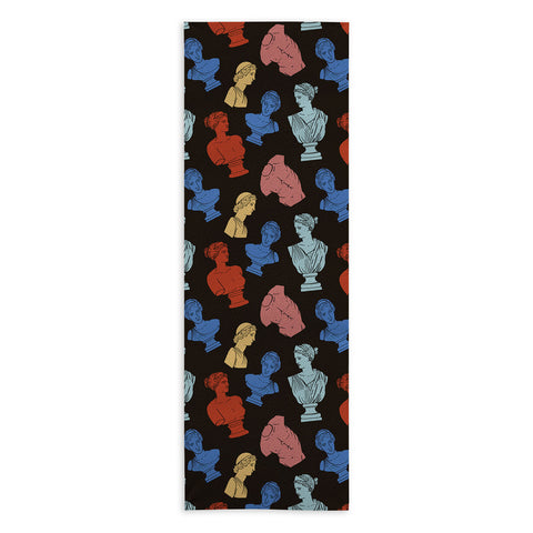 Emanuela Carratoni Classic Busts Theme Yoga Towel