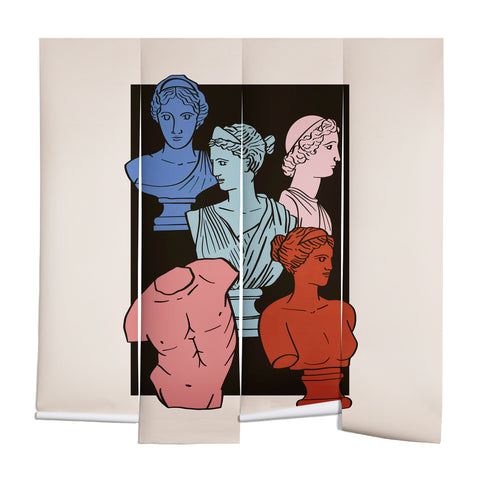 Emanuela Carratoni Classic Busts Wall Mural
