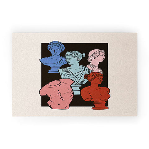 Emanuela Carratoni Classic Busts Welcome Mat