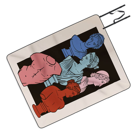 Emanuela Carratoni Classic Busts Picnic Blanket