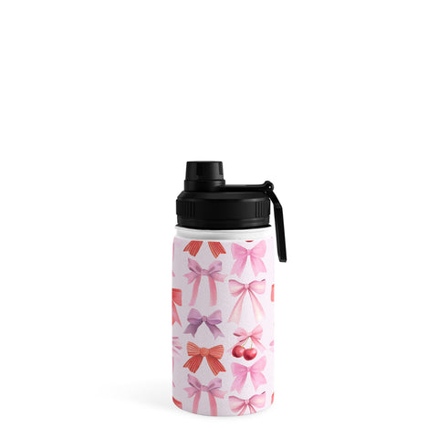 Emanuela Carratoni Coquette Bows and Cherries Water Bottle