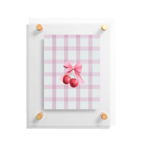 Emanuela Carratoni Coquette Cherries Floating Acrylic Print