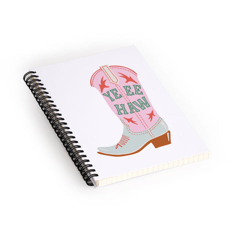 Emanuela Carratoni CowGirl Boot Spiral Notebook