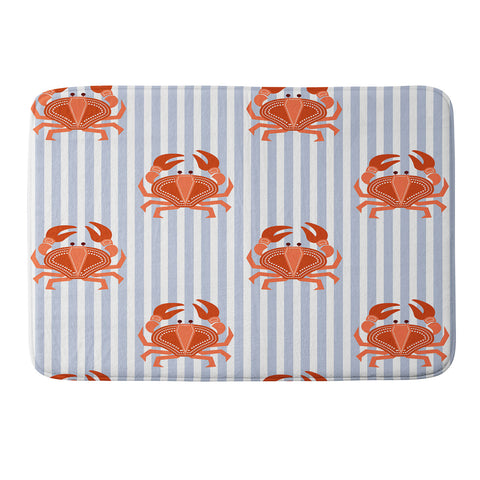 Emanuela Carratoni Crab Dance Memory Foam Bath Mat