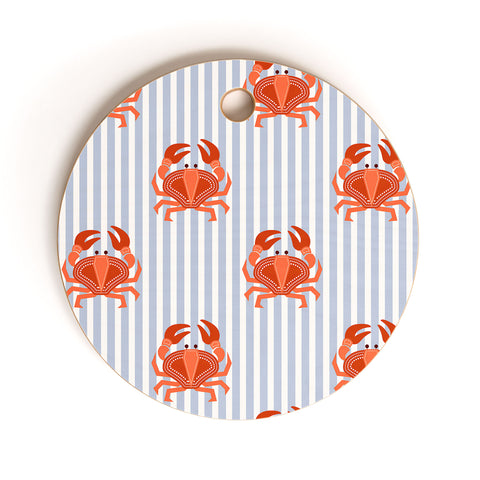 Emanuela Carratoni Crab Dance Cutting Board Round