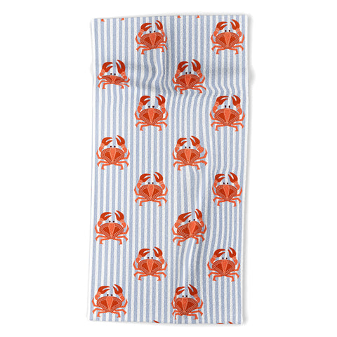 Emanuela Carratoni Crab Dance Beach Towel