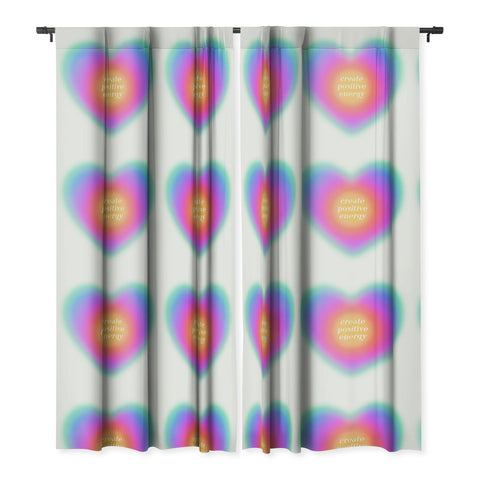 Emanuela Carratoni Create Positive Energy Blackout Window Curtain