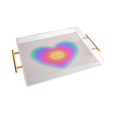 Emanuela Carratoni Create Positive Energy Acrylic Tray