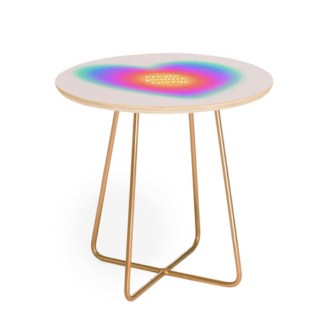 Emanuela Carratoni Create Positive Energy Round Side Table